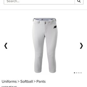New Balance Women's Navy Blue Softball Pants NWT Large